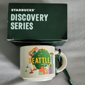 NWB Starbucks Discover Series Seattle Mini Mug Ornament